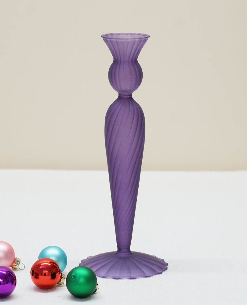 Ivore Slim Purple Candlestick