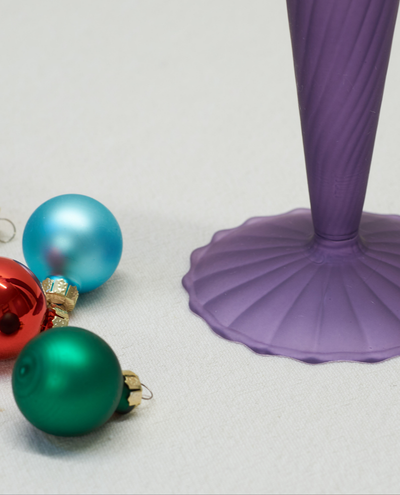 Ivore Slim Purple Candlestick