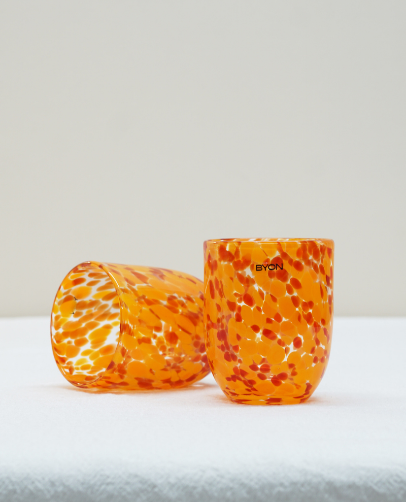 Byon Messy Orange Glass