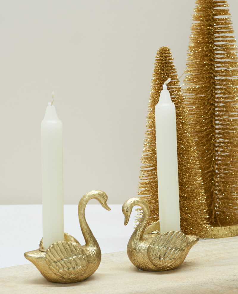 Audrey's Swan Candle Holder