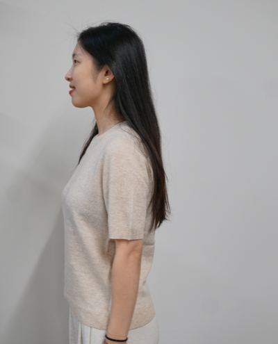 Part Two Everlotta Natural Beige Cashmere Knit