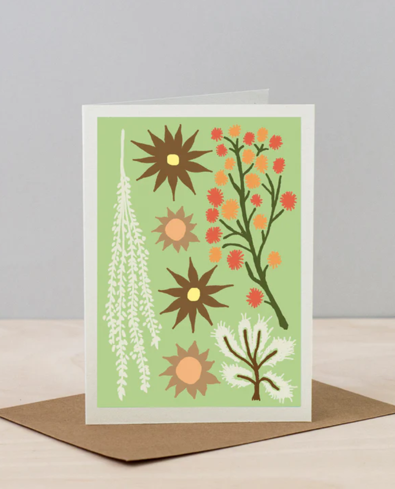 All Occasions Green Dried Card