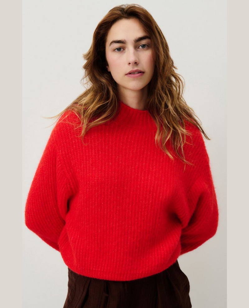 American Vintage East Chilli Pepper Crew Knit