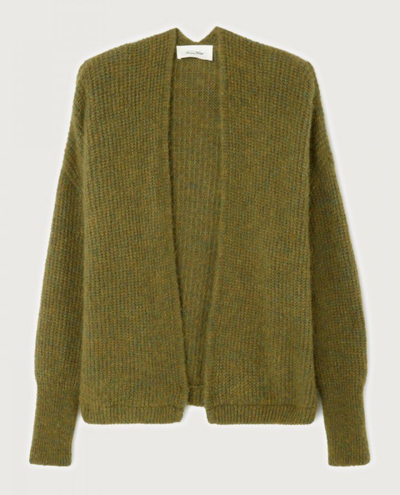 American Vintage East Kiwi Green Cardigan