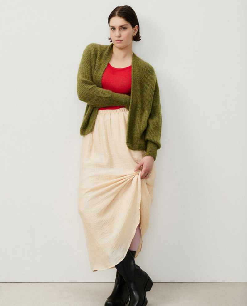 American Vintage East Kiwi Green Cardigan