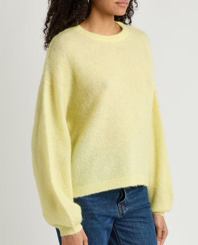 American Vintage Nenybay Lemon Yellow Crew Knit