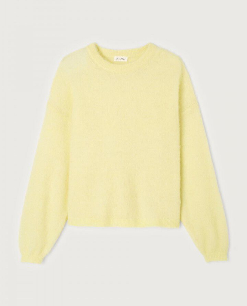 American Vintage Nenybay Lemon Yellow Crew Knit