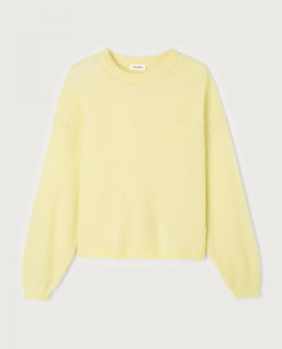 American Vintage Nenybay Lemon Yellow Crew Knit