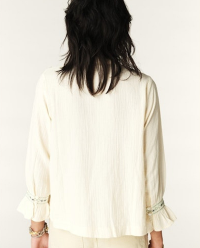 Ba&sh Suzanna Ecru Cream Shirt