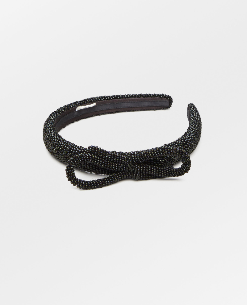 Beck Sondergaard Bow Slim Black Hairband