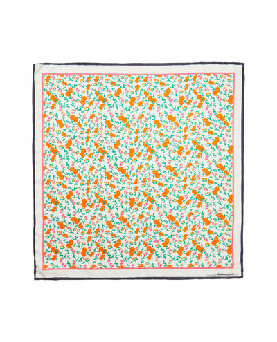 Beck Sondergaard Amelia Birch White Silk Scarf