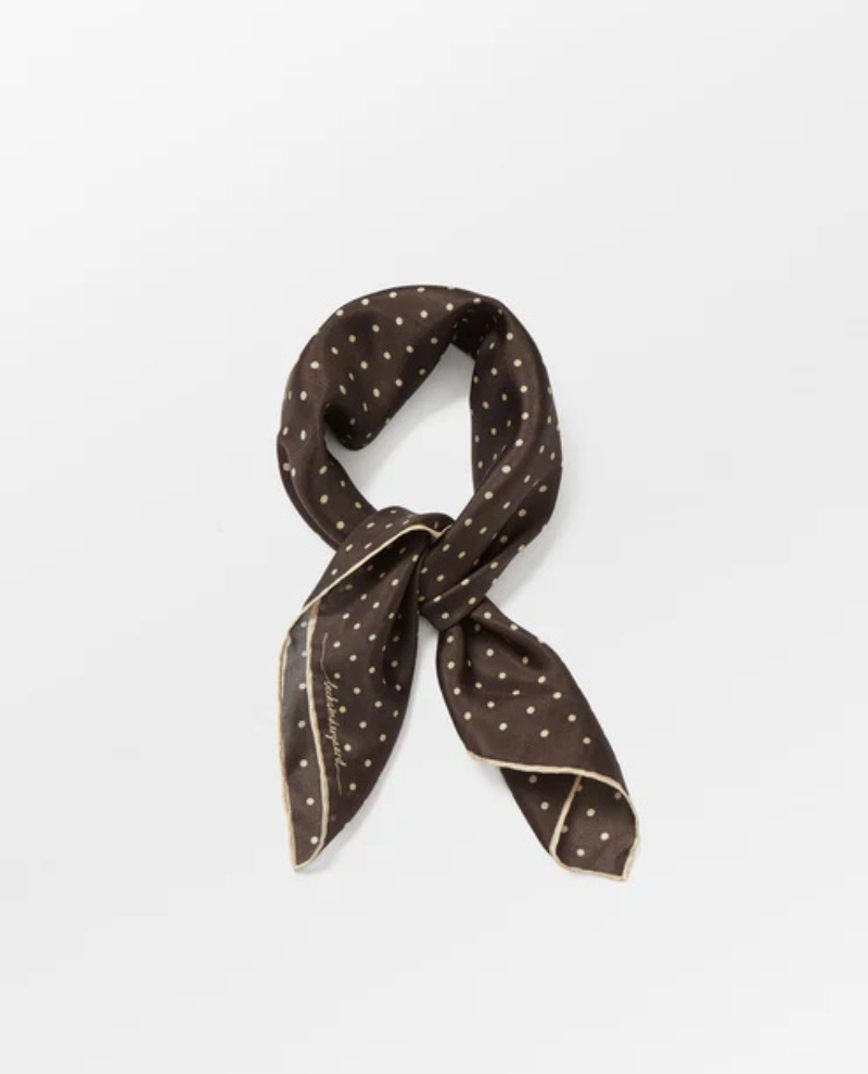 Beck Sondergaard Ditsa Twill Fudge Sia Scarf