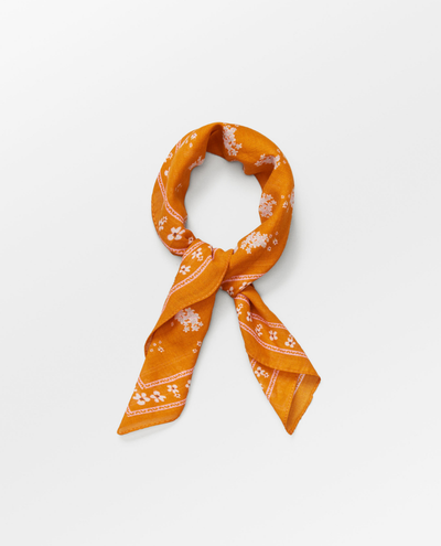 Beck Sondergaard Madalena Orange Cotton Scarf