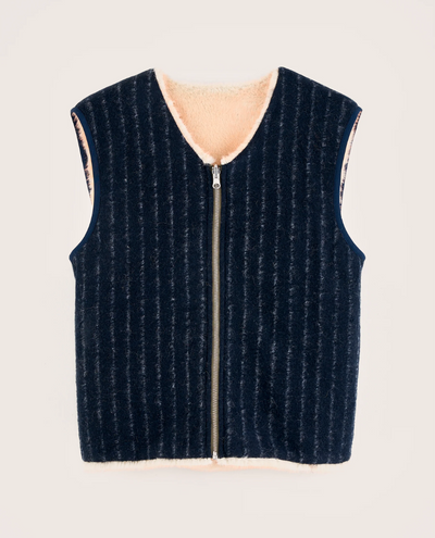 Bellerose Hess Stripe Reversible Gilet