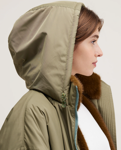 Bellerose Hosfo Jeep Green Long Coat