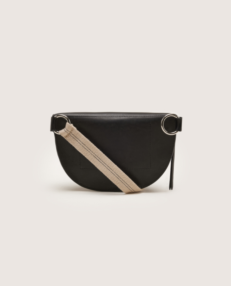 Bellerose Rosie Black Leather Bumbag