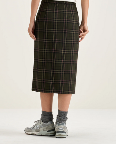 Bellerose Sonia Check Midi Skirt