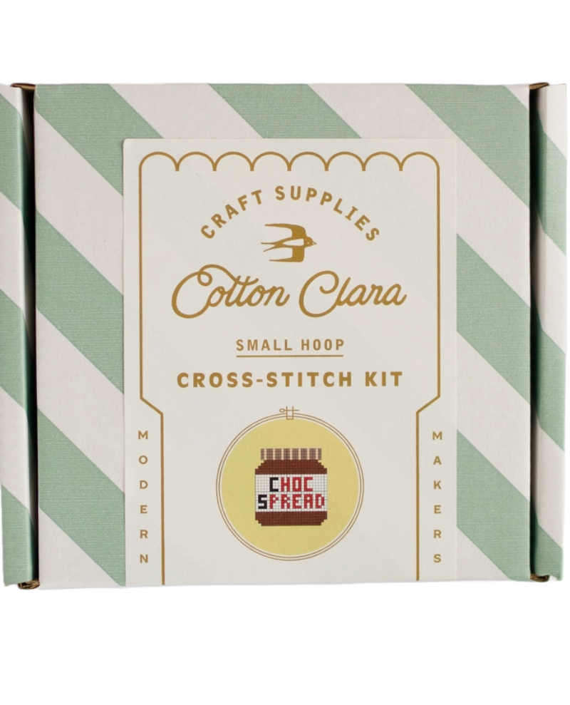 Cotton Clara Chocolate Spread Cross Stitch Kit