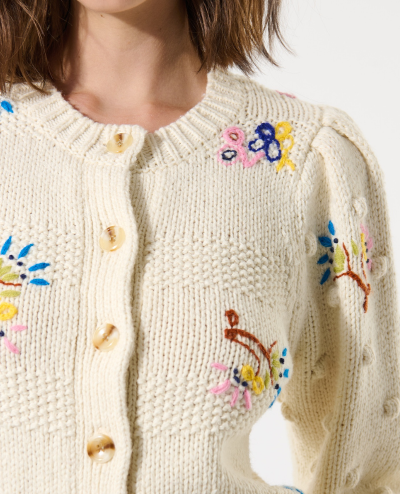 Dea Kudibal Bellisia Embroidered Cardigan