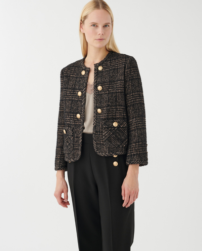 Dea Kudibal Nella Cafe Au Lait Check Jacket