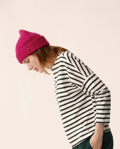 Des Petits Hauts Filipette Spruce Stripe T-Shirt