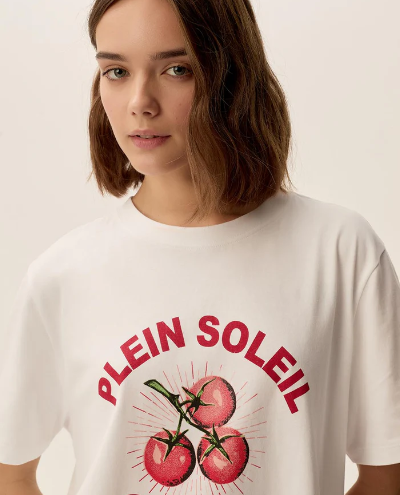 Des Petits Hauts Jerem Cream T-Shirt