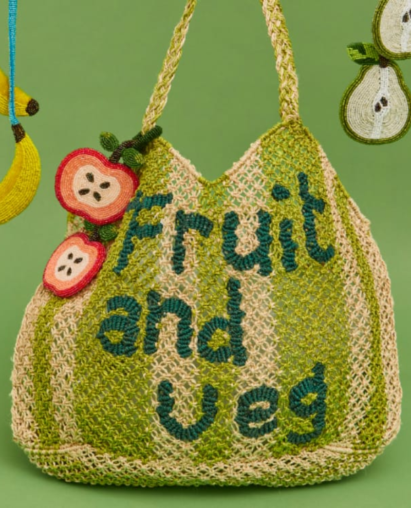 The Jacksons Drew Fruit and Veg Lime Green Bag