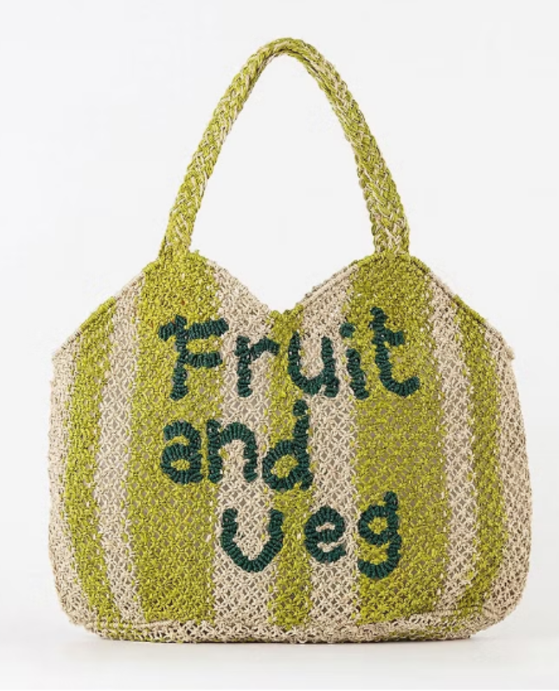 The Jacksons Drew Fruit and Veg Lime Green Bag