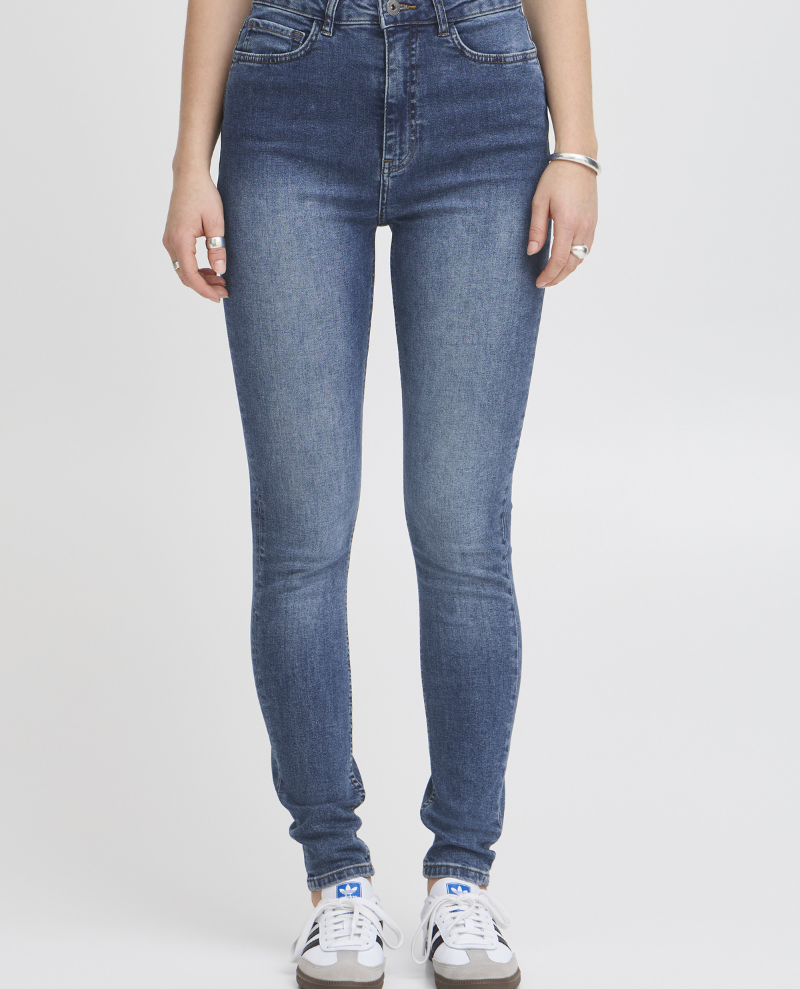 Ichi Twiggy Slim Highwaist Blue Jeans