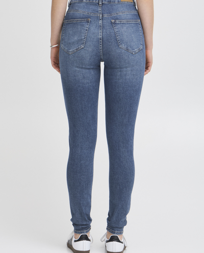 Ichi Twiggy Slim Highwaist Blue Jeans