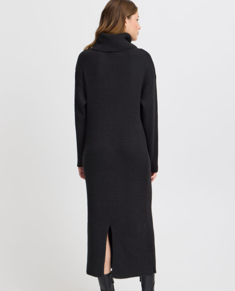 Ichi Andosa Black Knit Dress