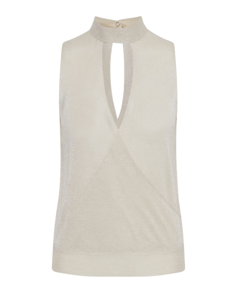 Ichi Currie Sandshell Sleeveless Top