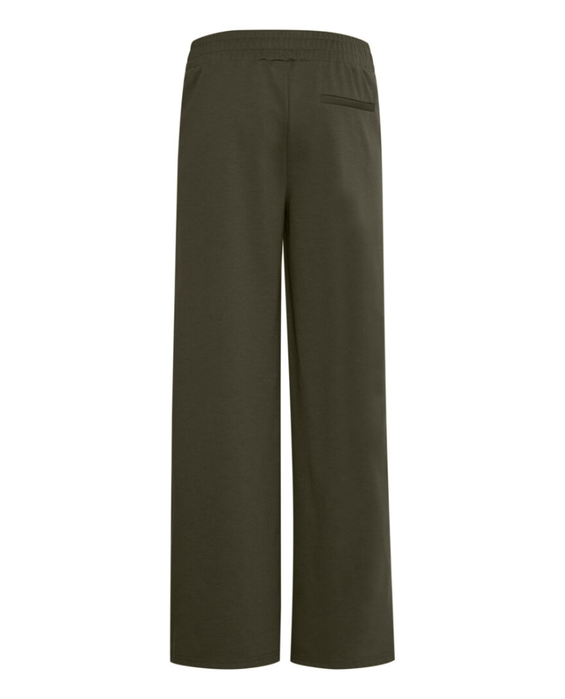 Ichi Kate Forest Night Wide Trousers