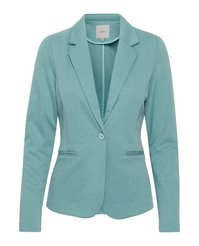 Ichi Kate Nile Blue Pique Blazer