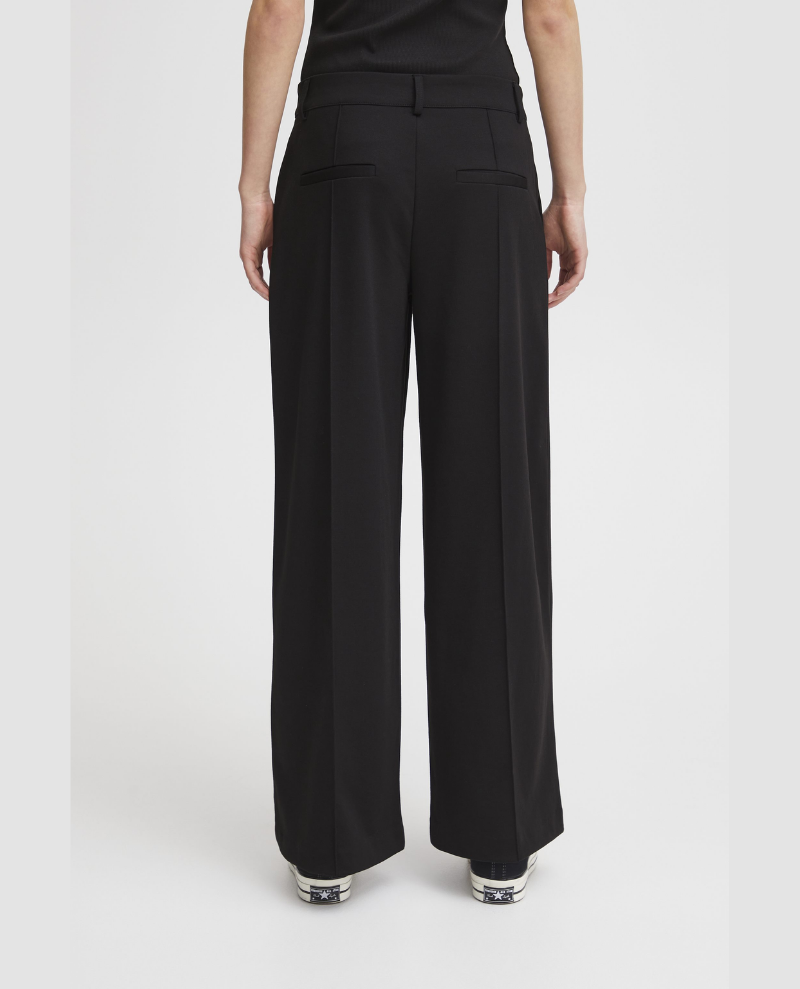 Ichi Kate Office Black Trousers