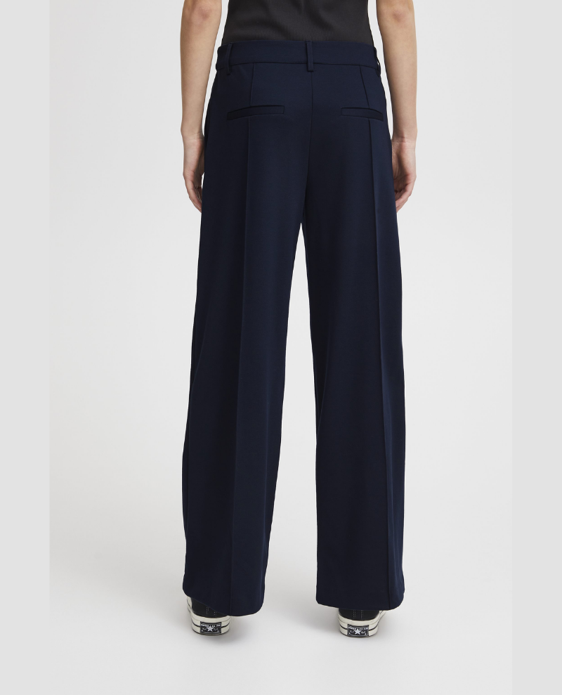 Ichi Kate Office Navy Trousers