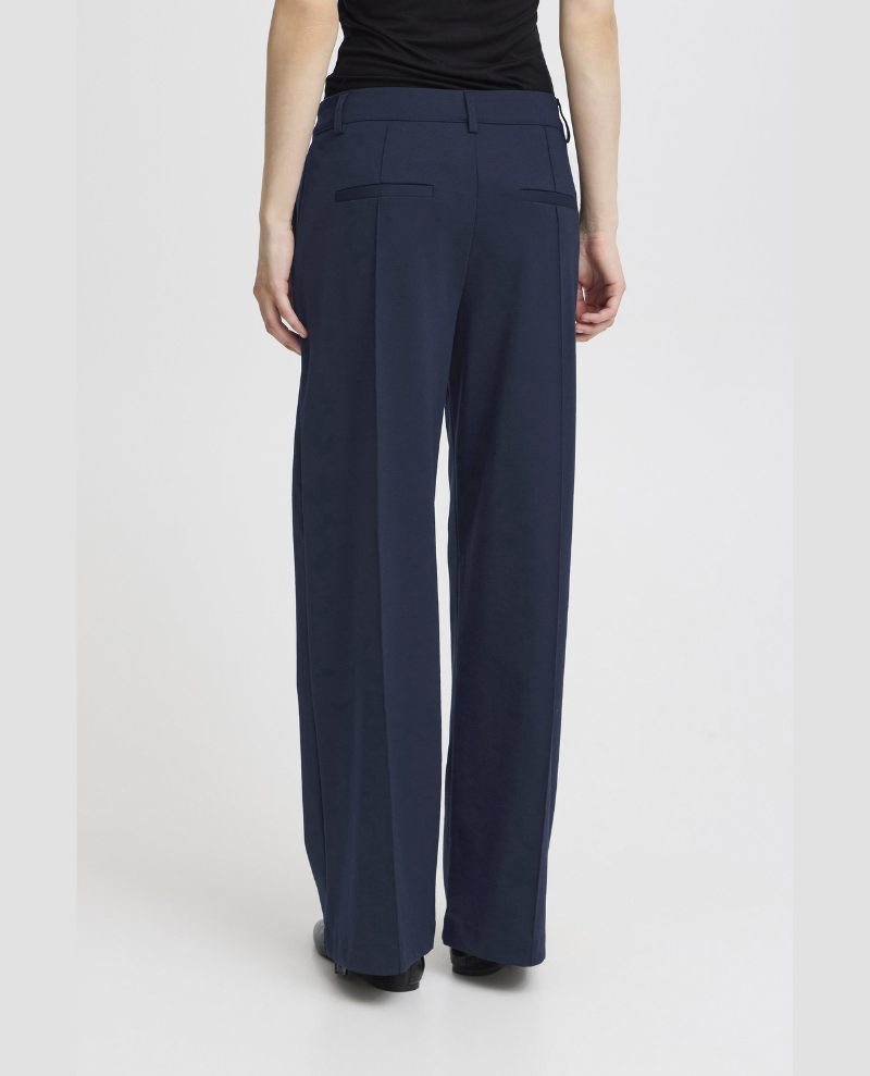 Ichi Kate Office Navy Trousers