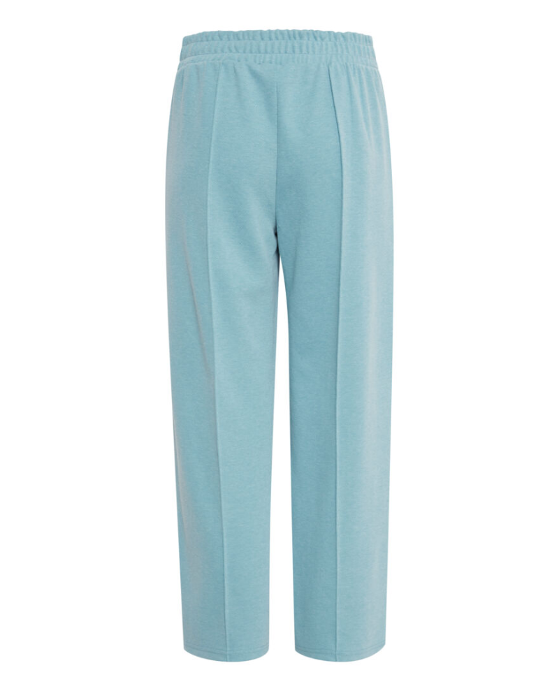 Ichi Kate Pique Nile Blue Trousers