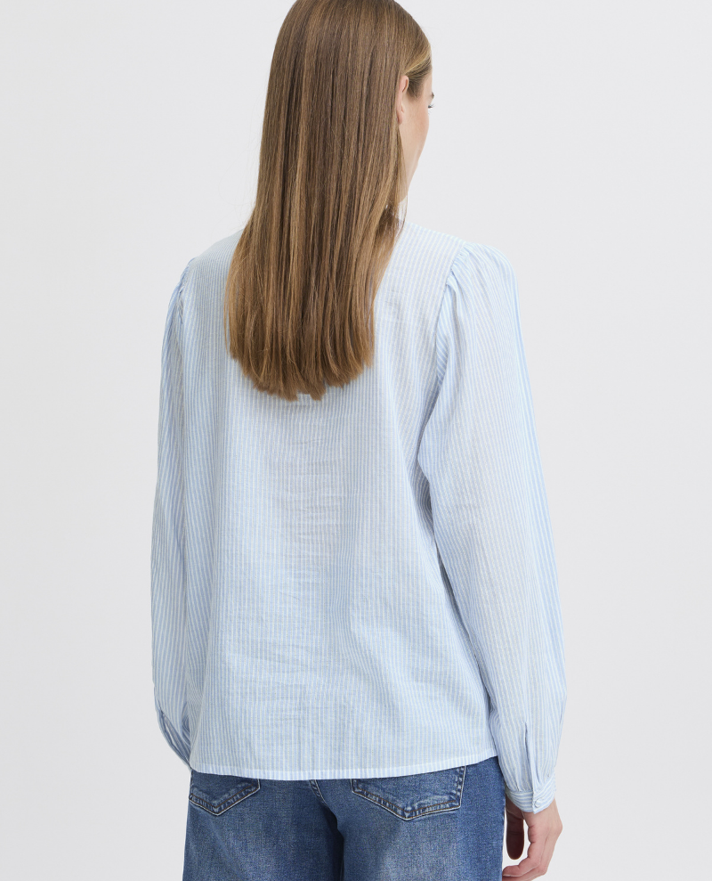 Ichi Romancy Zen Blue Blouse