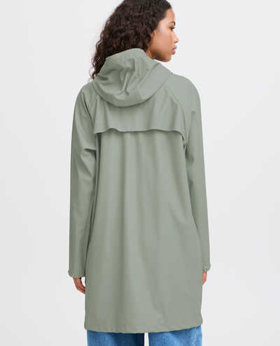 Ichi Tazi Seagrass Green Rain Jacket