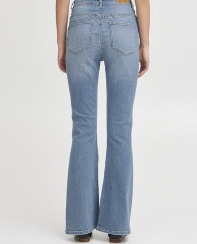 Ichi Twiggy Flared Light Blue Jeans