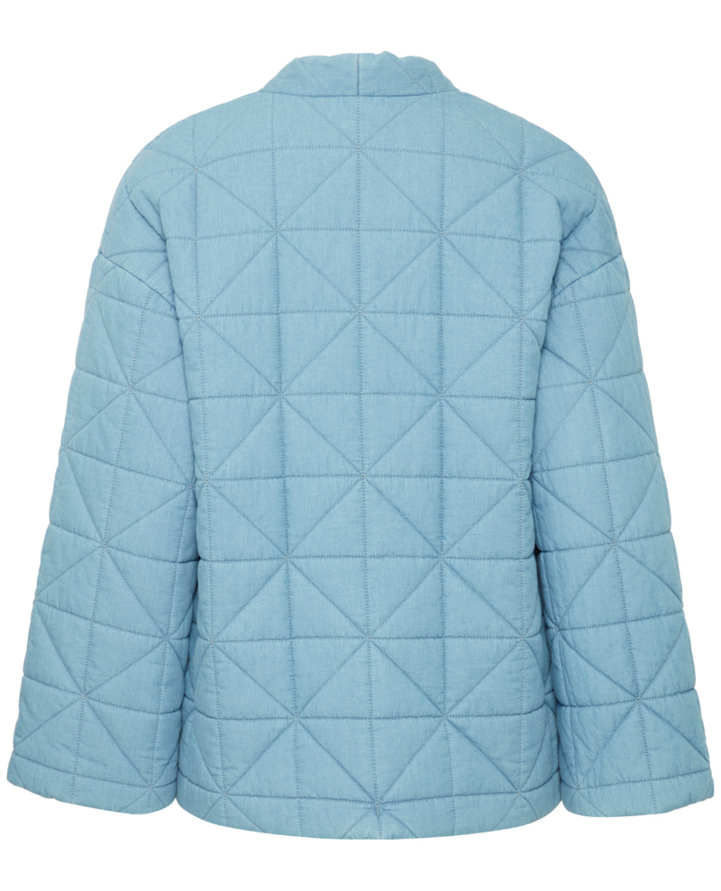 Ichi Hevira Quilted Blue Jacket