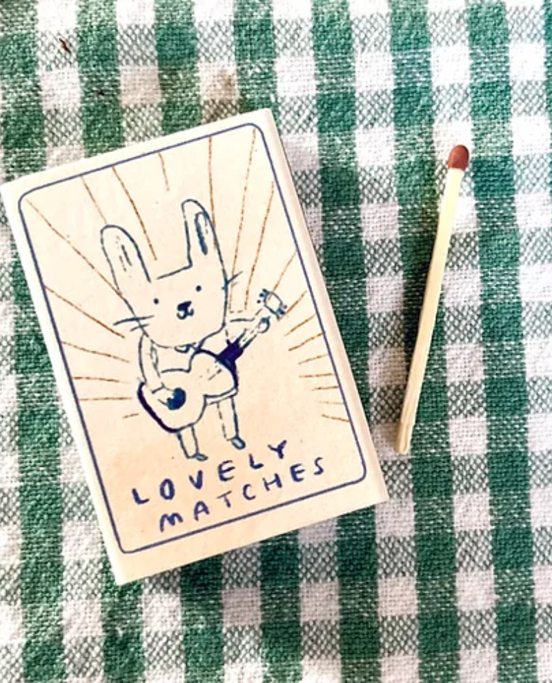 Laura Skilbeck Small Guitar Bunny Matches