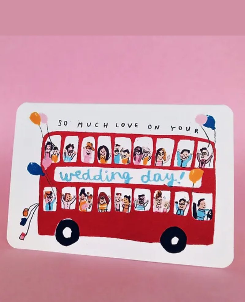 Laura Skilbeck Wedding Bus Card