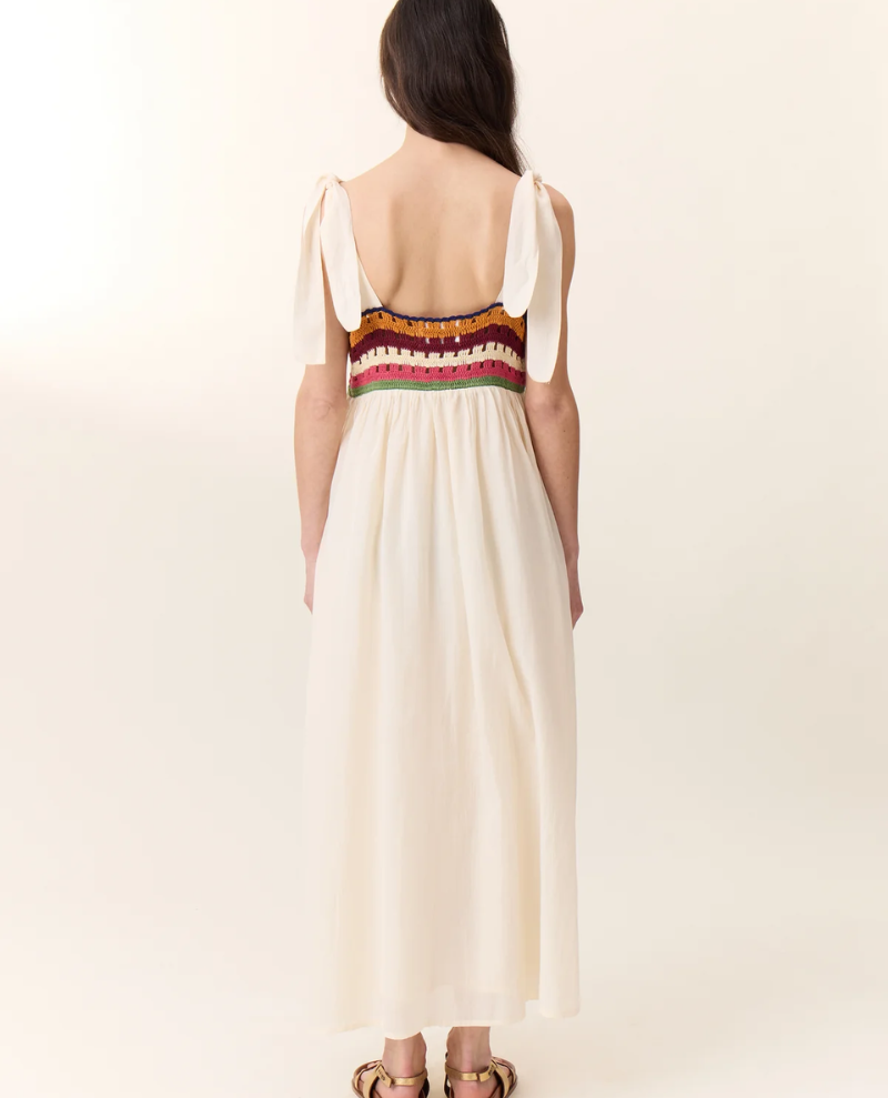 Leon & Harper Ricq Crochet Maxi Dress