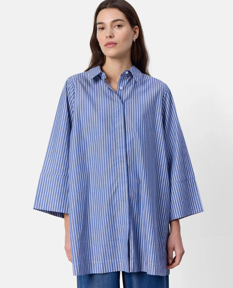 Levete Room Harlie Blue Stripe Shirt