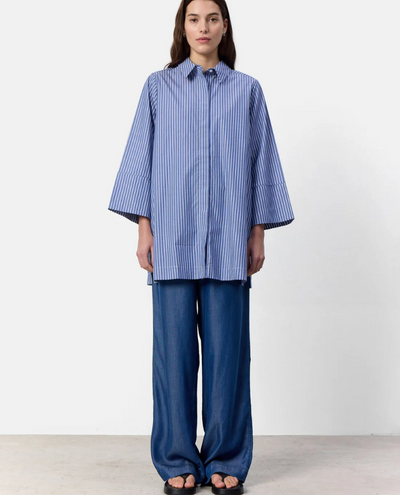 Levete Room Harlie Blue Stripe Shirt