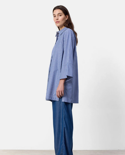 Levete Room Harlie Blue Stripe Shirt