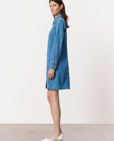 Levete Room Frilla Denim Dress