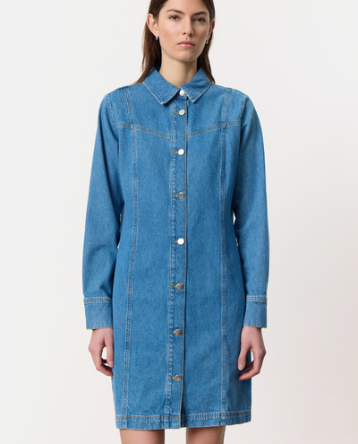 Levete Room Frilla Denim Dress